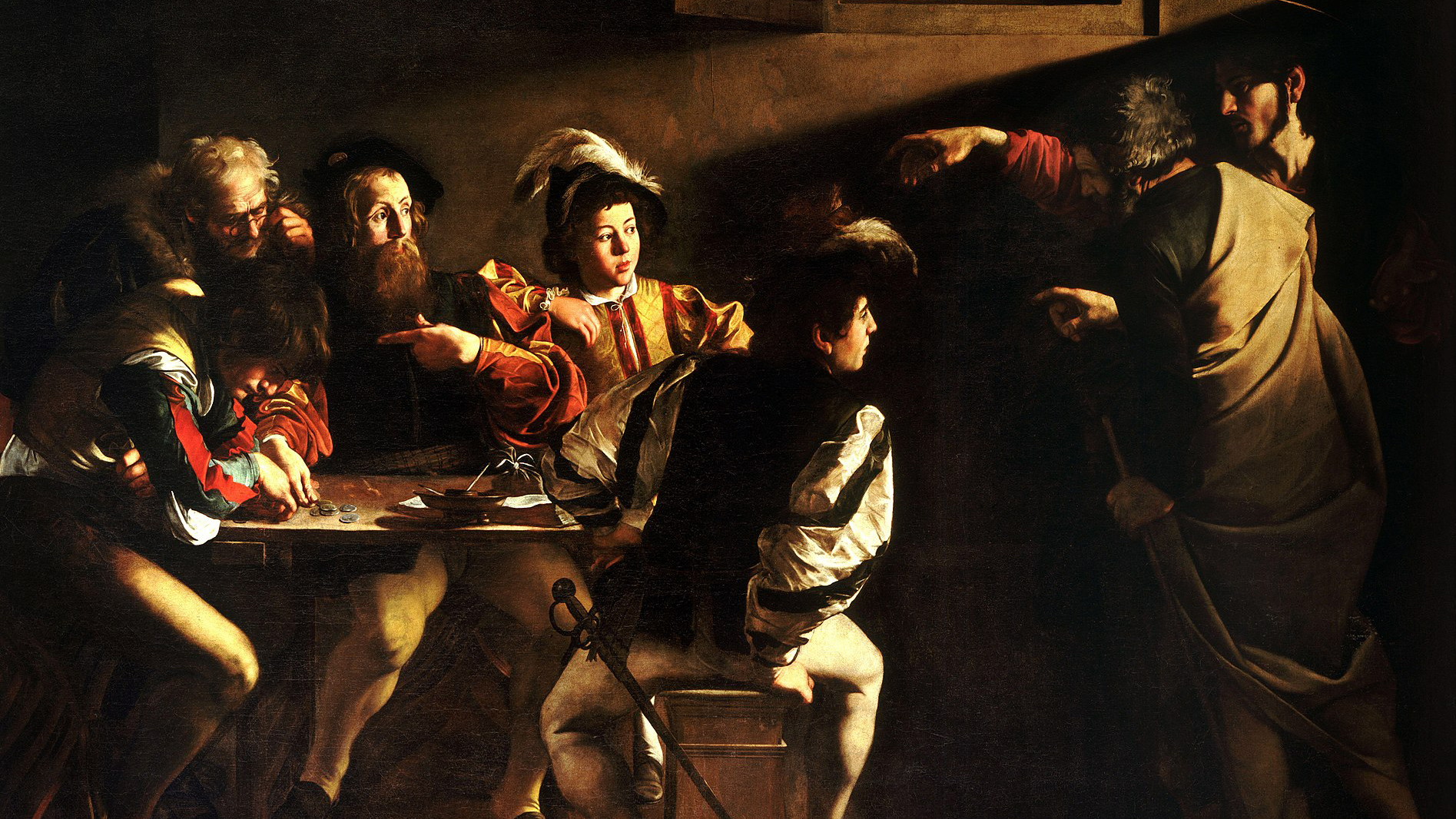 Caravaggio's in light and dark